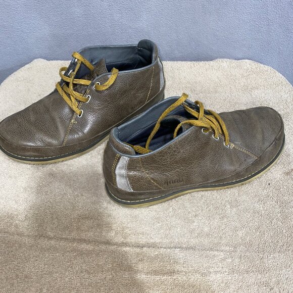 Ahnu Leather Lace-Up Casual Shoes Brown Comfort Oxfords Men’s Size 9.5 main image 7
